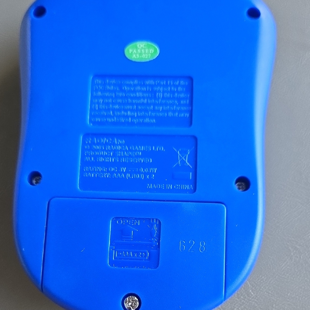 Radica Blue Pyramid Solitaire Handheld Game - Picture 3 of 3
